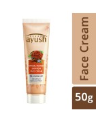 Lever Ayush Natural Fairness Saffron Face Cream, 50g For A Golden Glow With Saffron And Kumkumadi Tailam